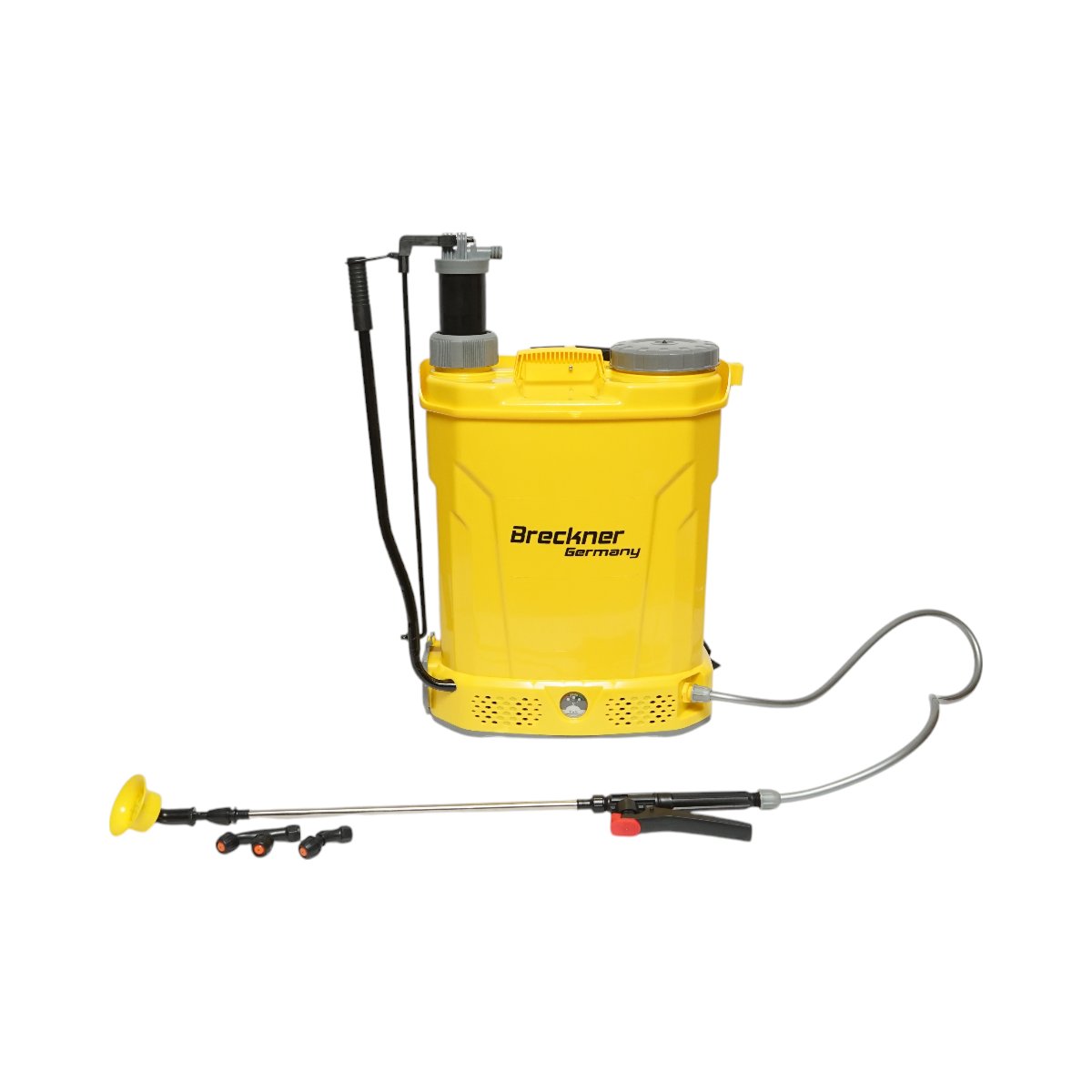 Pompa de stropit vermorel 2 in 1 manuala si electrica, rezervor 18L, baterie 12V 8Ah, debit 3.1 L/min Breckner Germany